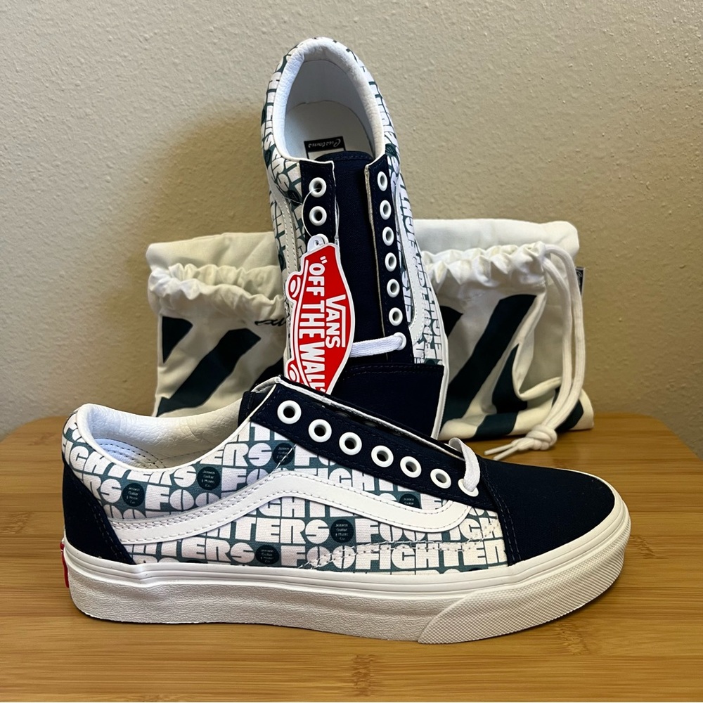 NIB - Vans x You - Foo Fighters - Foot The Bill - Rare Custom Slip On